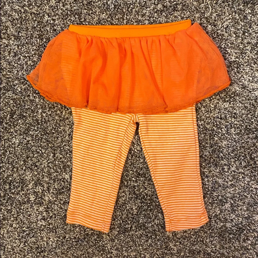 Carter's Black and Orange baby girl Halloween Outfit - Picture 4 of 5